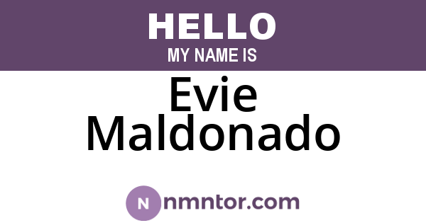 Evie Maldonado