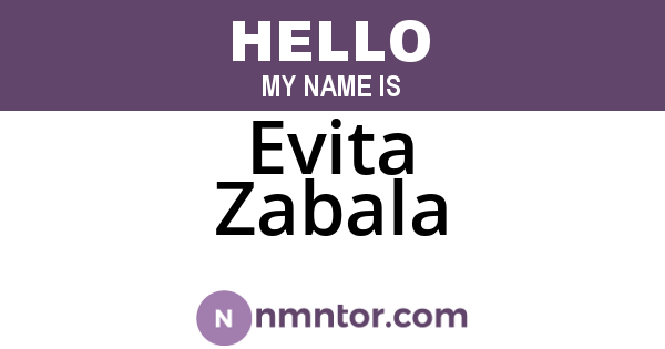 Evita Zabala