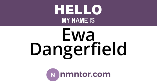 Ewa Dangerfield