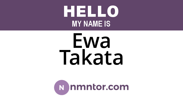 Ewa Takata