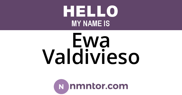 Ewa Valdivieso
