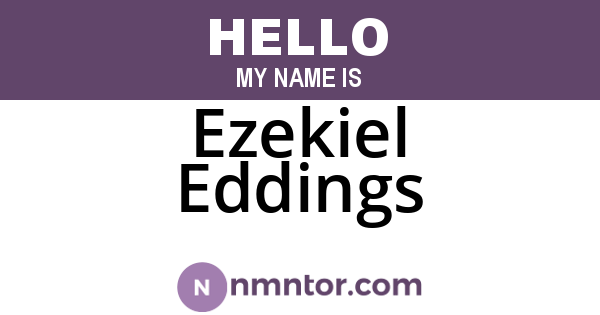 Ezekiel Eddings