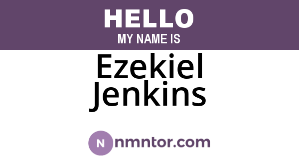 Ezekiel Jenkins