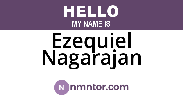 Ezequiel Nagarajan