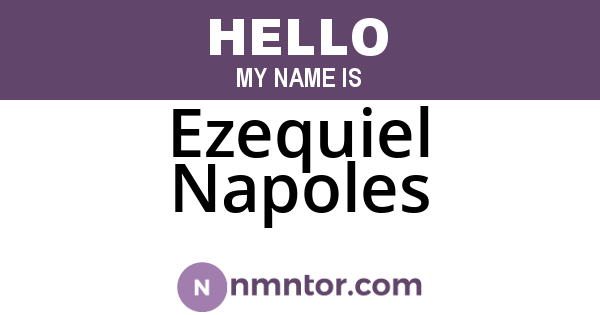 Ezequiel Napoles