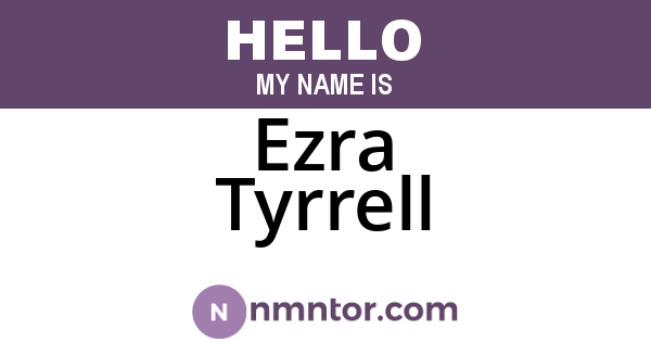 Ezra Tyrrell