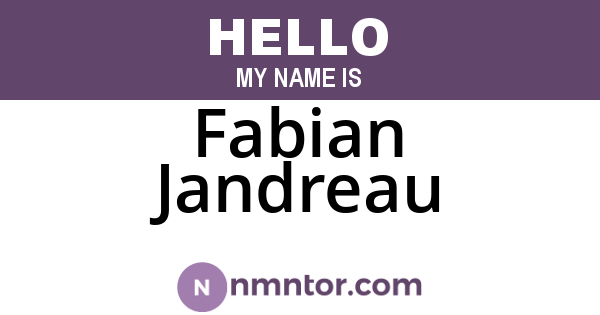 Fabian Jandreau