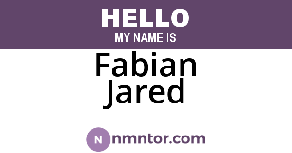 Fabian Jared