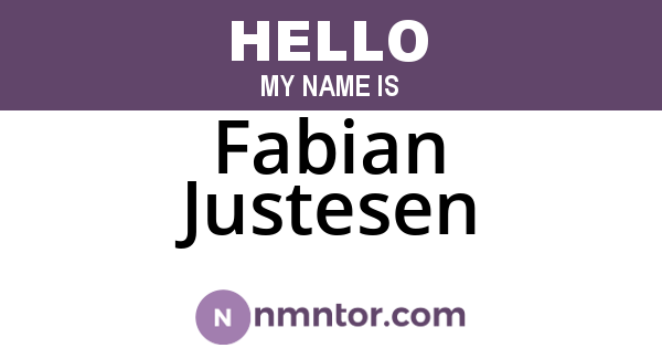 Fabian Justesen