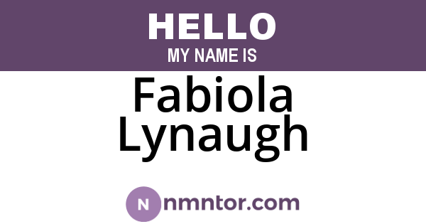 Fabiola Lynaugh