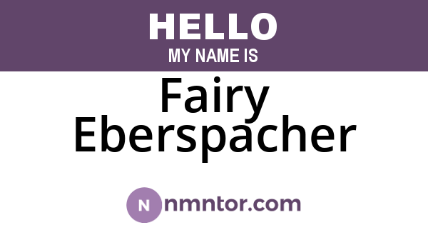 Fairy Eberspacher
