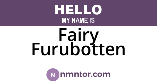 Fairy Furubotten