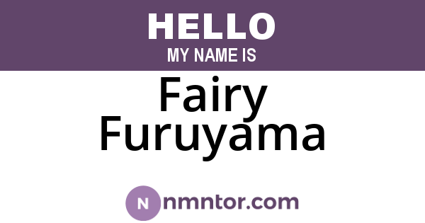 Fairy Furuyama