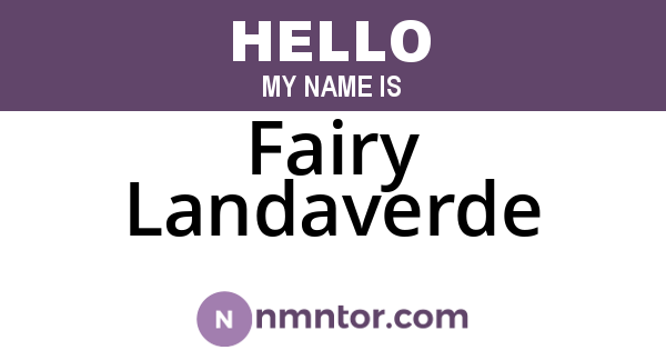 Fairy Landaverde
