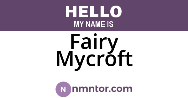 Fairy Mycroft
