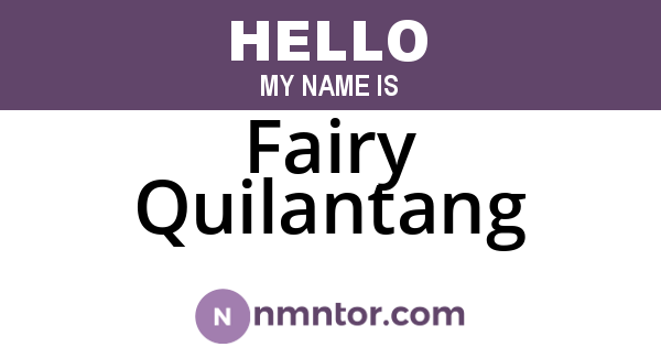 Fairy Quilantang