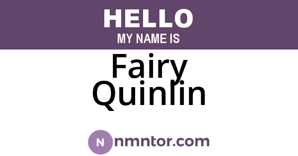 Fairy Quinlin