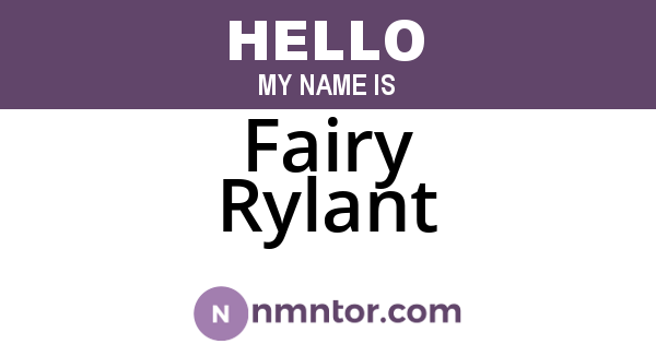 Fairy Rylant