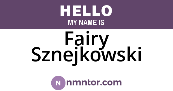 Fairy Sznejkowski