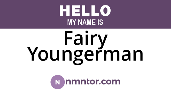 Fairy Youngerman