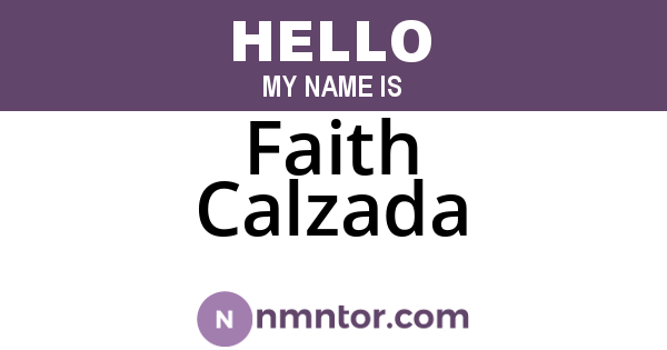 Faith Calzada