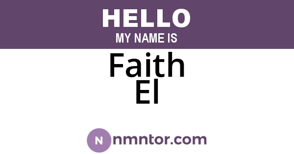 Faith El