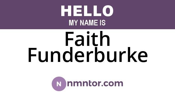 Faith Funderburke