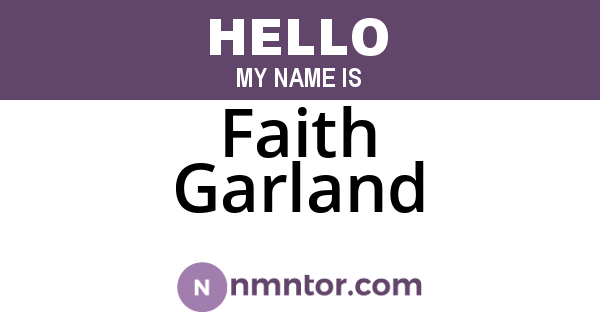 Faith Garland