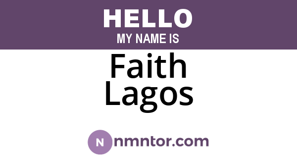 Faith Lagos