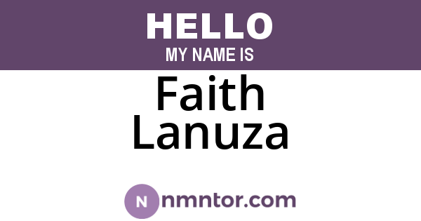 Faith Lanuza