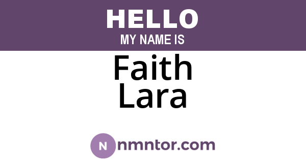 Faith Lara