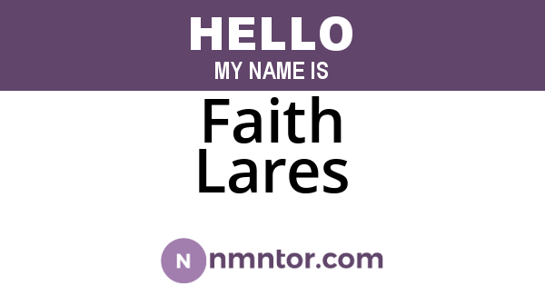 Faith Lares