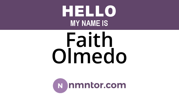 Faith Olmedo