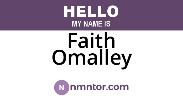 Faith Omalley