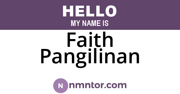 Faith Pangilinan