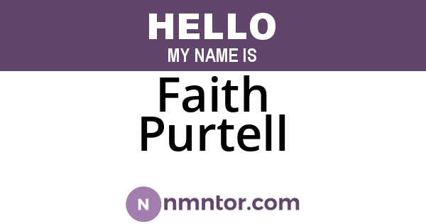 Faith Purtell