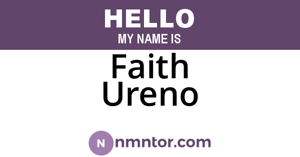 Faith Ureno
