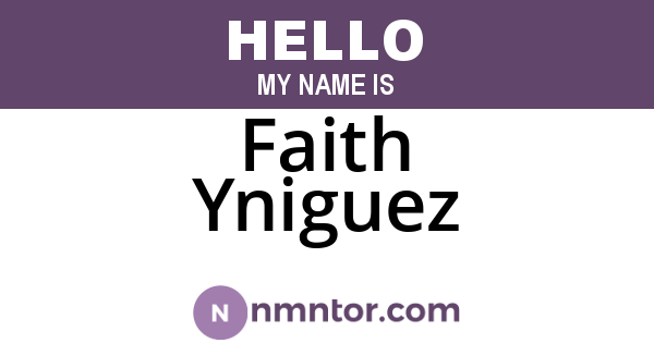 Faith Yniguez