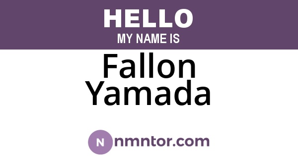 Fallon Yamada