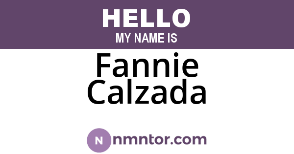 Fannie Calzada