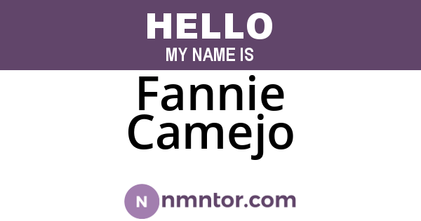 Fannie Camejo