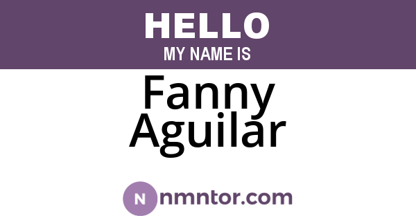 Fanny Aguilar