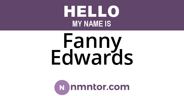 Fanny Edwards