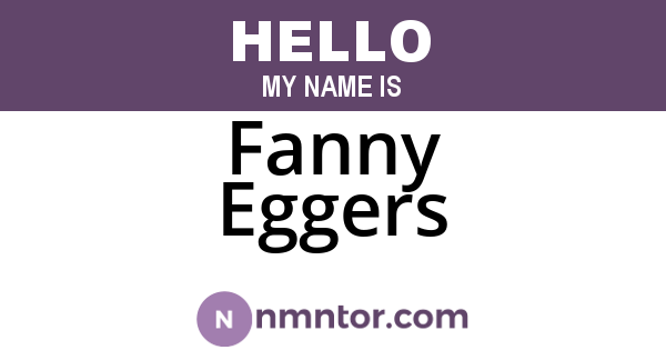 Fanny Eggers