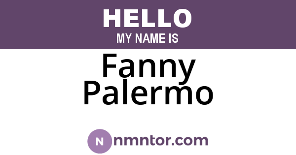 Fanny Palermo