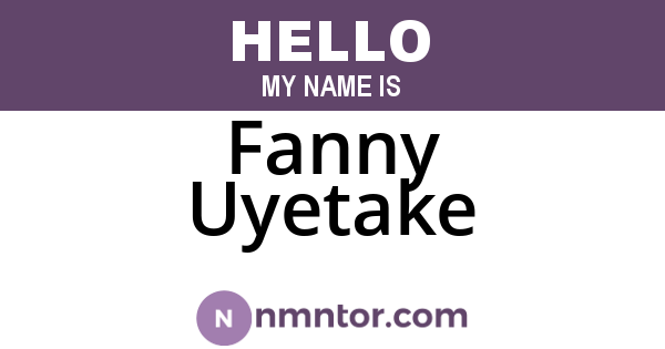Fanny Uyetake