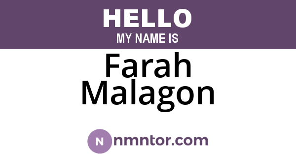 Farah Malagon