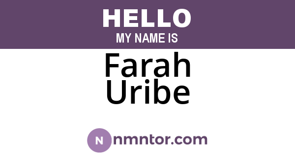 Farah Uribe