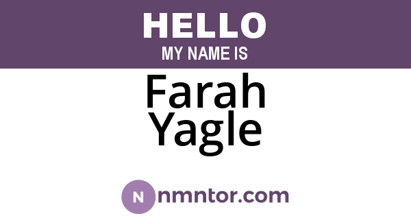 Farah Yagle