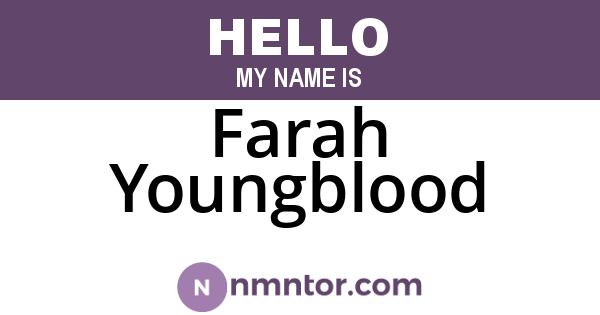 Farah Youngblood